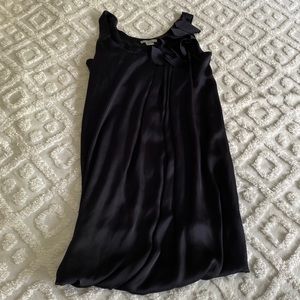 H&M blue silky dress